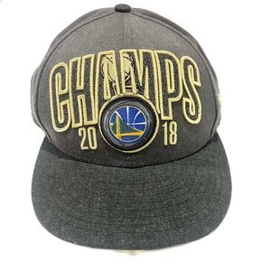 Golden State Warriors Mens New Era 9FIFTY 2018 NBA Finals Champ Snapback Hat Cap